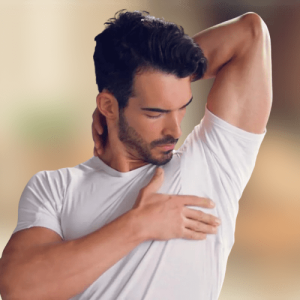 Mens Sweat-Resistant V-Neck  Premium Cotton  T Shirt